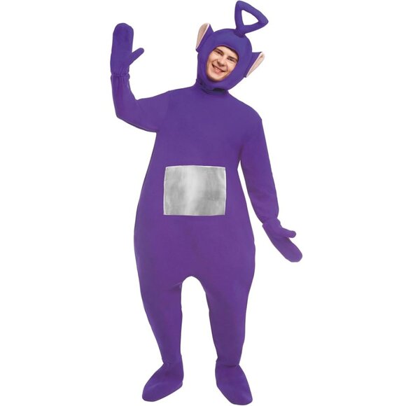 Purple Teletubbies Adult Tinky Winky Halloween Costume Cosplay - Picture 1 of 10